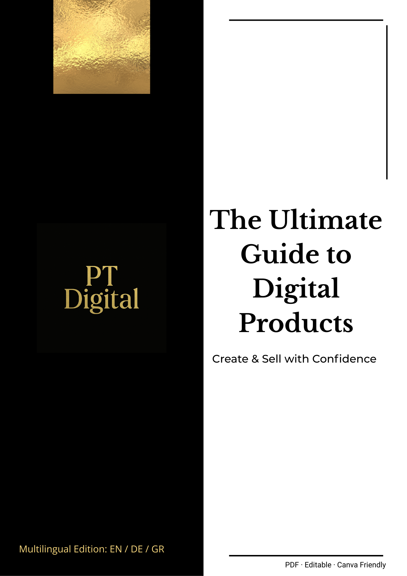 eBook guide digital products creation selling English