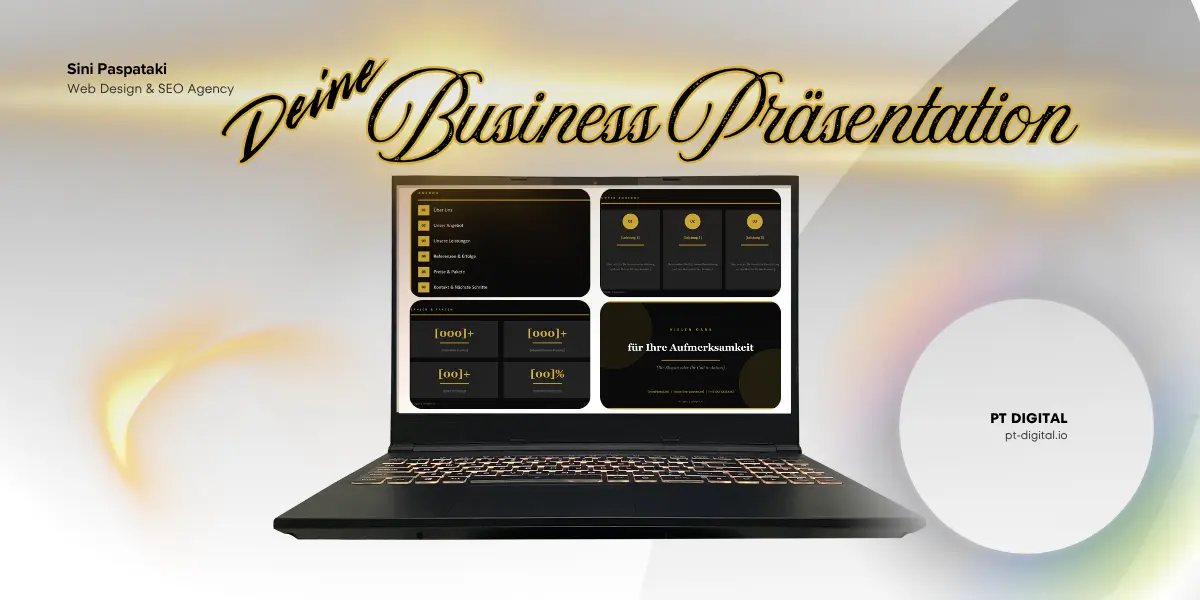 Business Präsentations Paket – 20 Slides PowerPoint & Canva