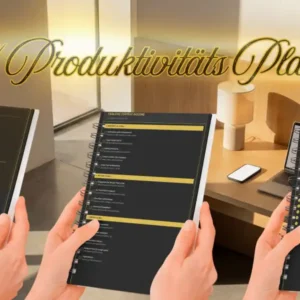 53-seitiger druckbarer Produktivitätsplaner und Content Guide als PDF in DIN A4 – unbegrenzt ausdruckbar – PT Digital